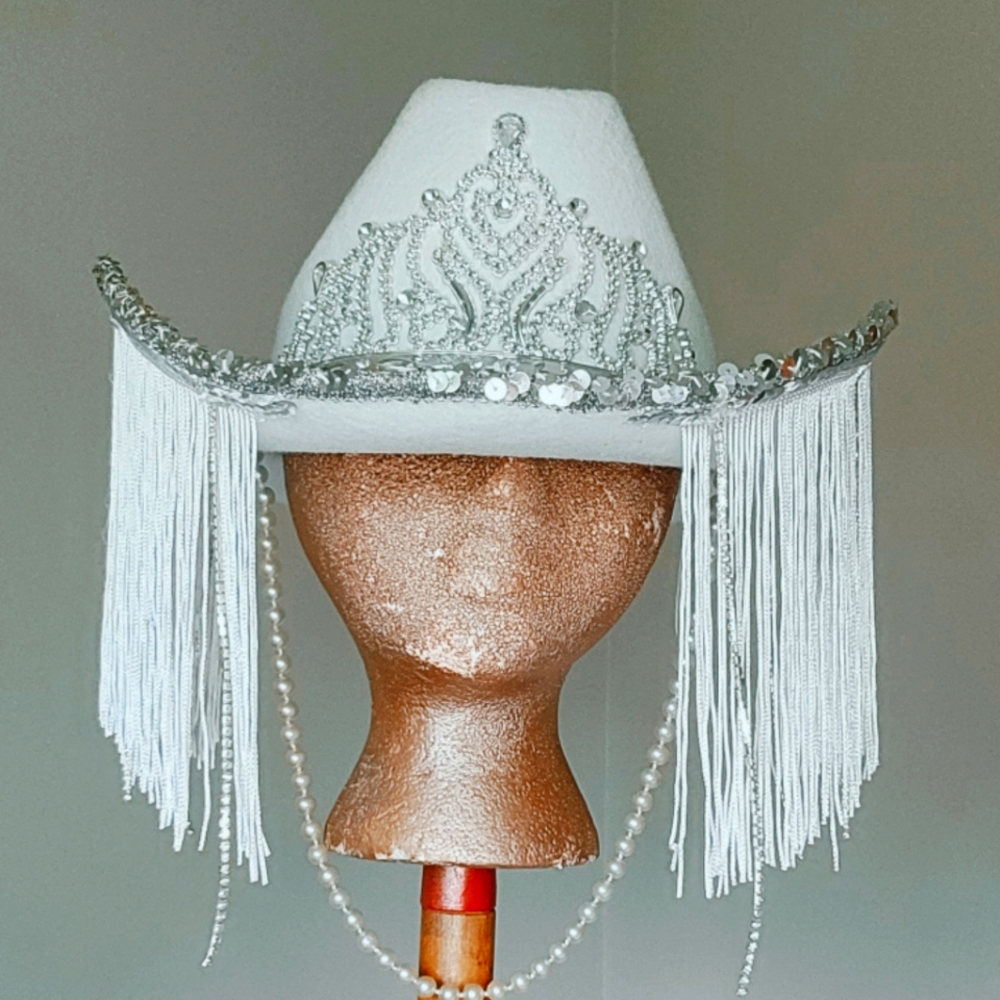 Rhinestone Cowgirl Fringe Cowboy Hat